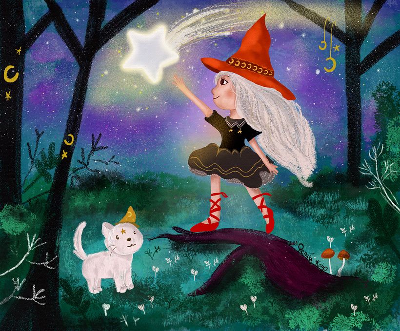 Meu projeto do curso: Ilustração infantil com Procreate: crie cenas mágicas 2
