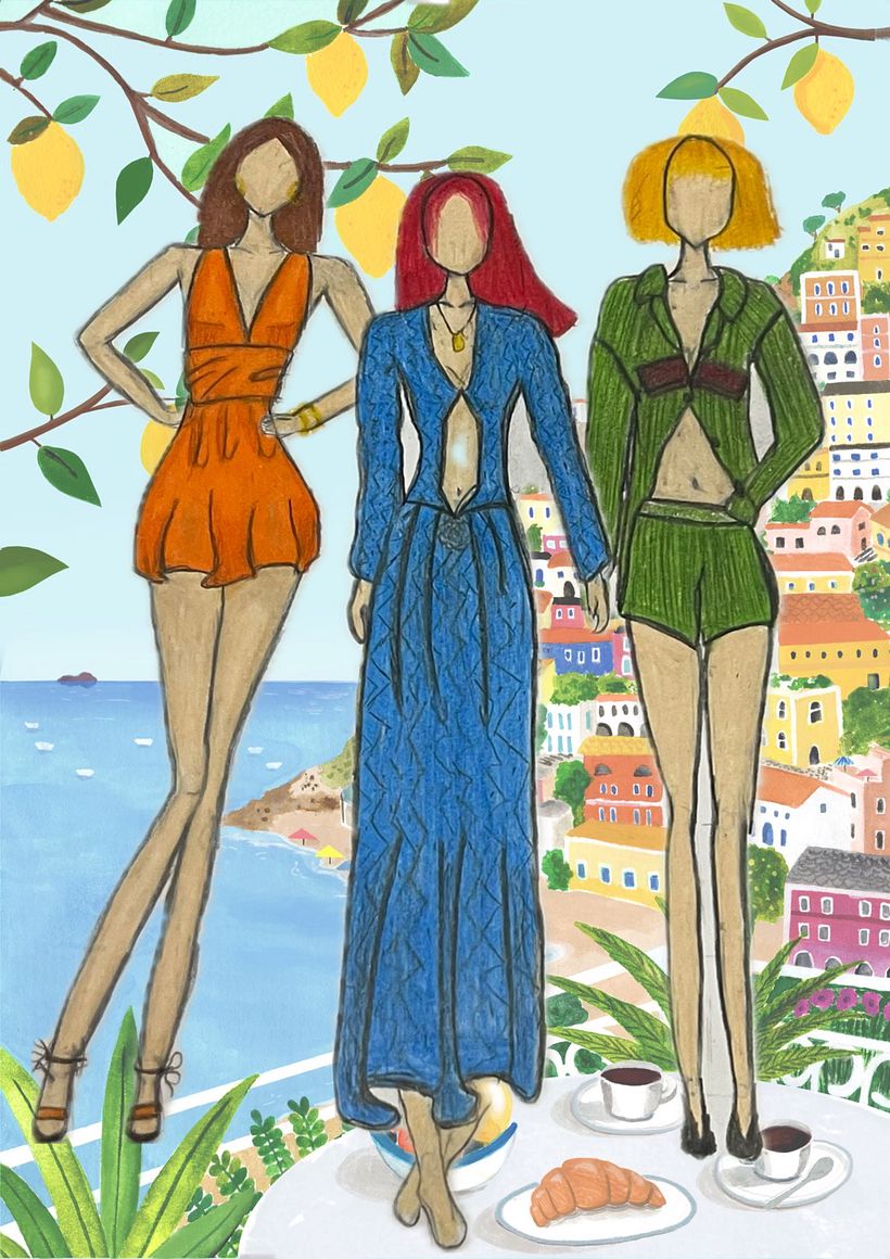 Verano en Positano, inspiracion: Zara