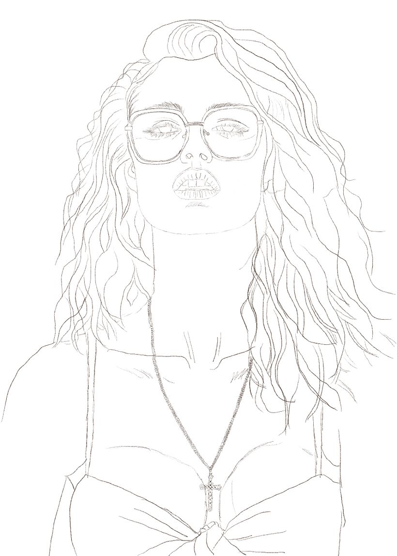 Mi proyecto del curso: Retrato ilustrado con Procreate 4