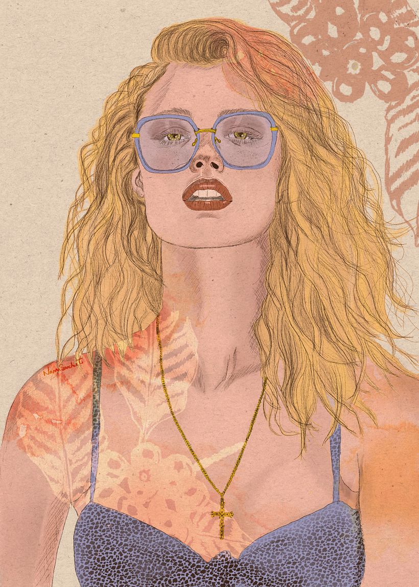 Mi proyecto del curso: Retrato ilustrado con Procreate 10