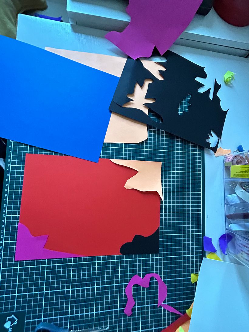 Meu projeto do curso: Criação de estampas têxteis com colagem 4