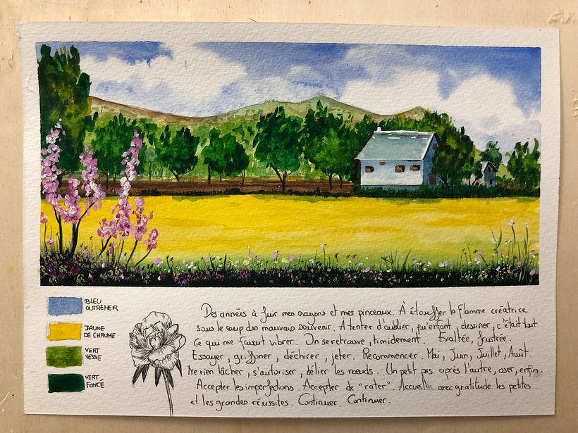 My project for course: Watercolor Travel Journal 1