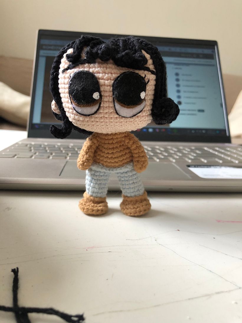 Mi proyecto del curso: Amigurumis: personas tejidas a crochet 1