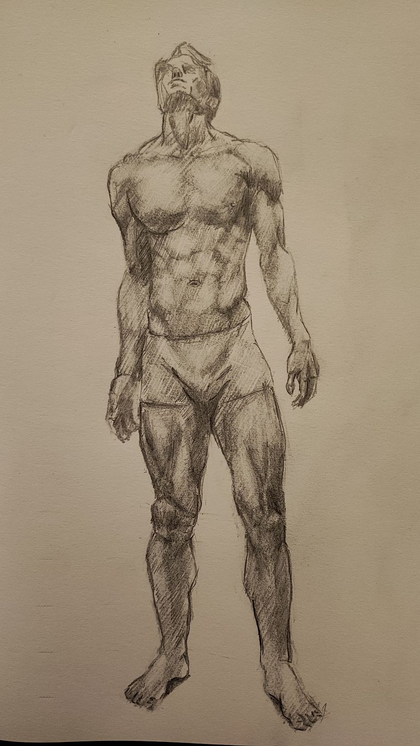My project for course: Realistic Human Figure Drawing 2