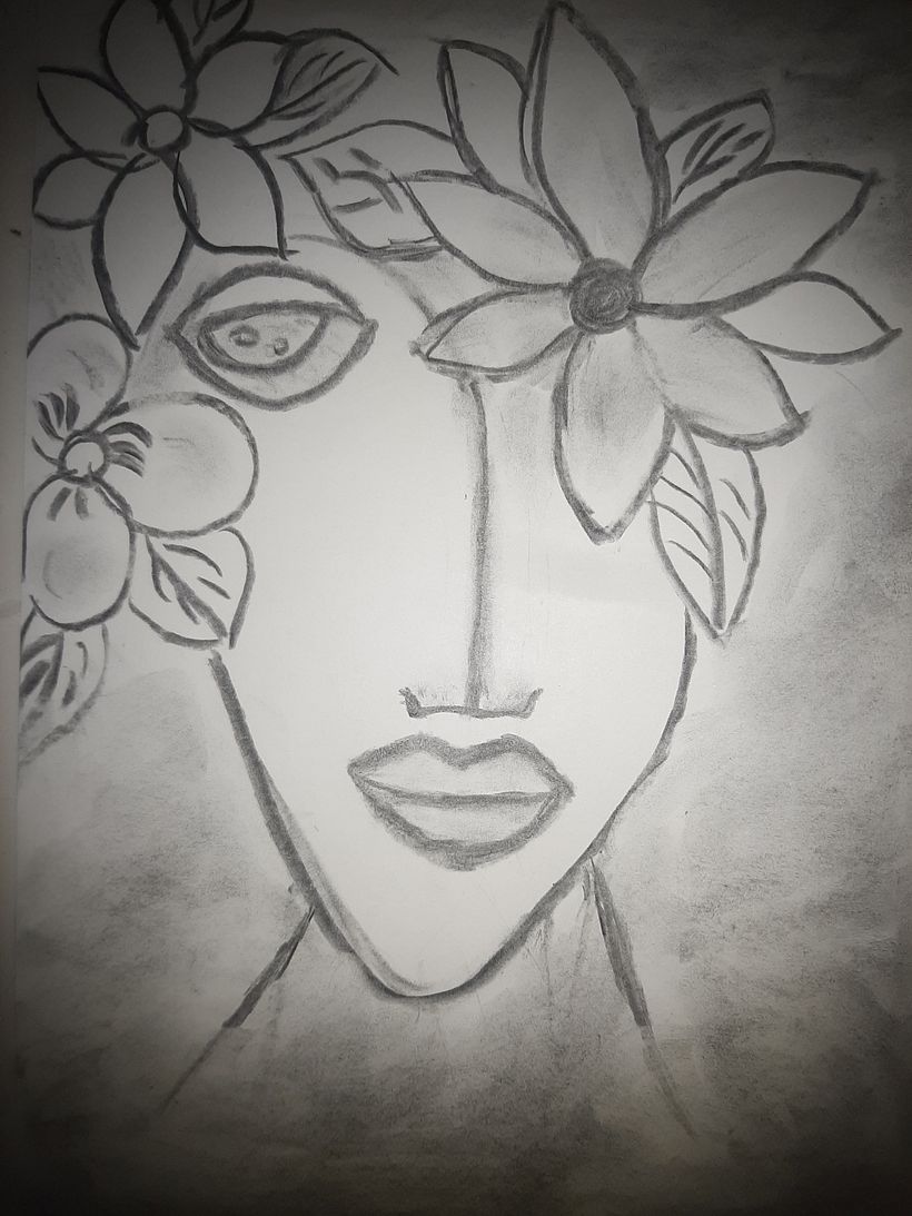 Meu projeto do curso: Retrato artístico com carvão vegetal: criando atmosferas 2