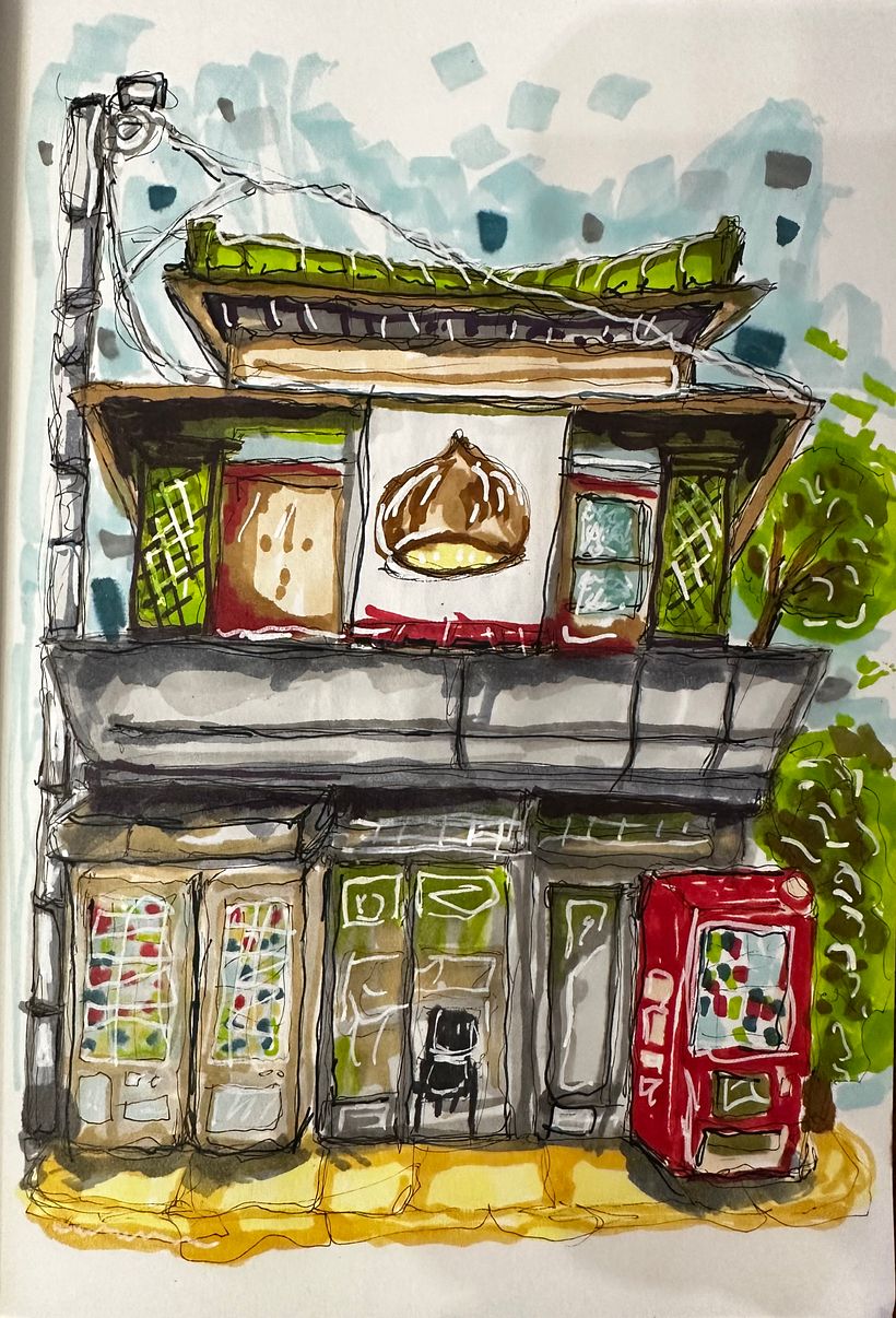 My project for course: Expressive Architectural Sketching with Colored Markers 4