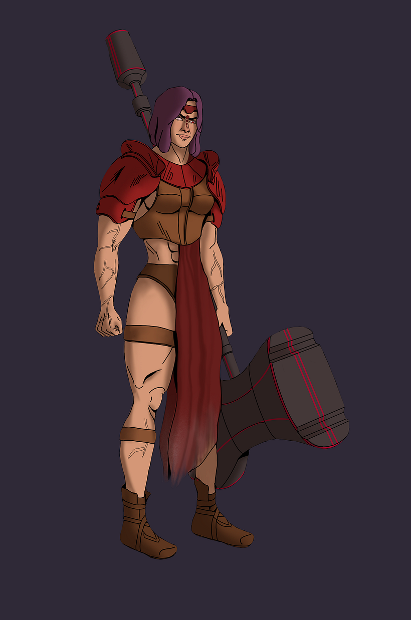 My SECOND project for course: Concept Art: Character Design & Worldbuilding 7