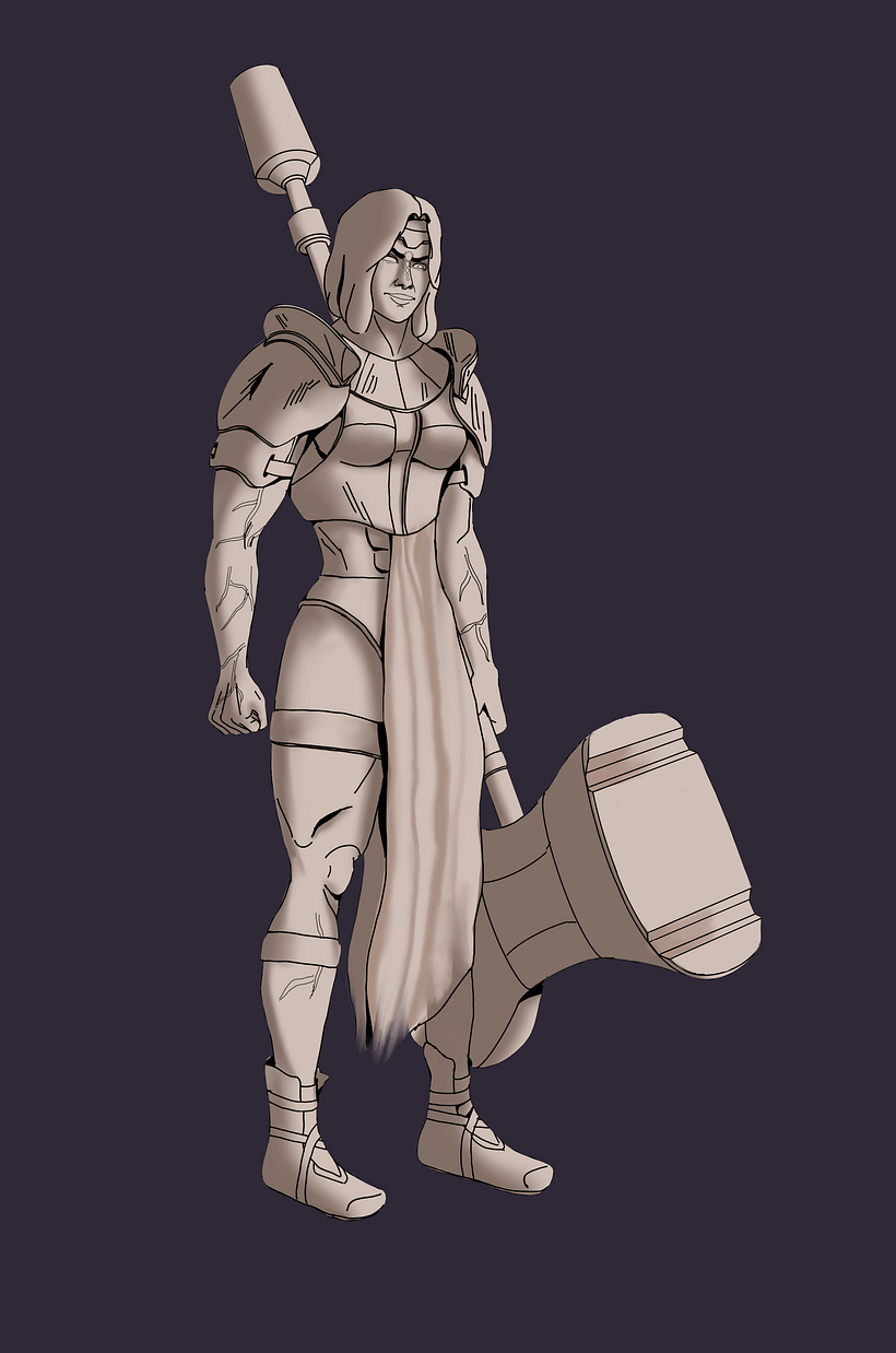 My SECOND project for course: Concept Art: Character Design & Worldbuilding 6