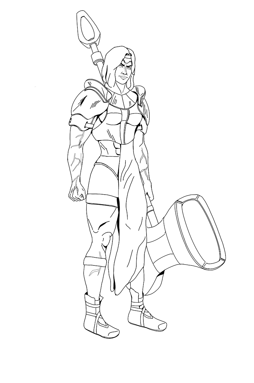 My SECOND project for course: Concept Art: Character Design & Worldbuilding 5