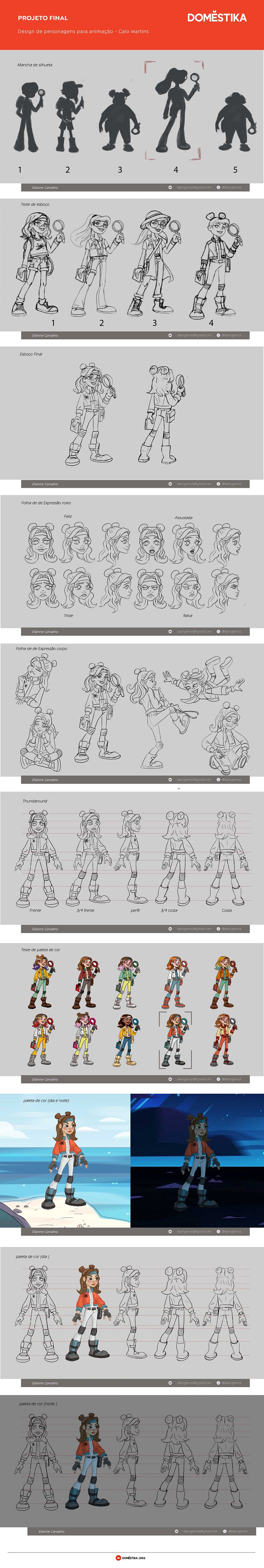 Meu projeto do curso: Design de personagens para animação com Photoshop 2