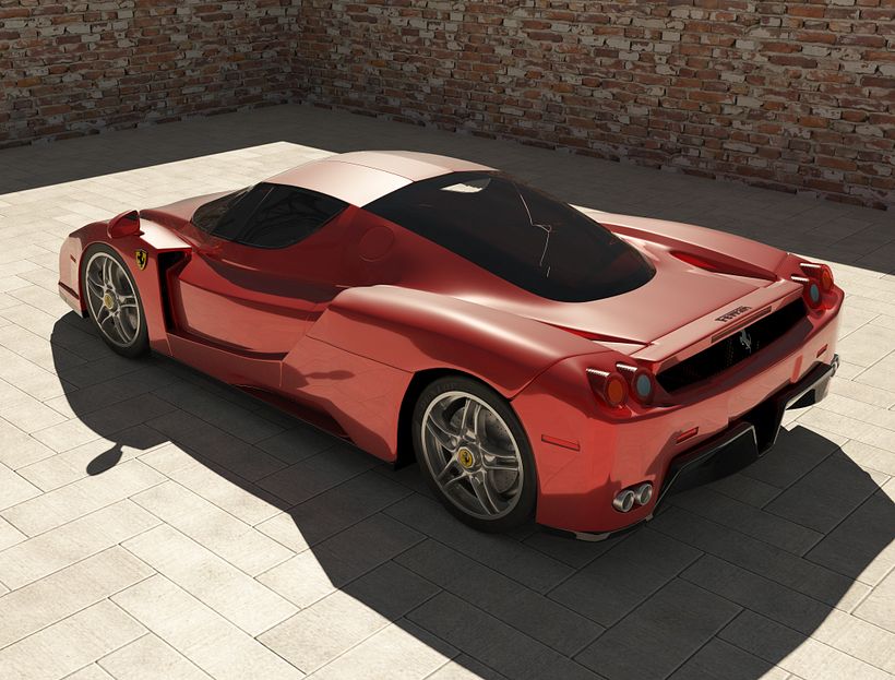 Ferrari Enzo modelado 3d 1
