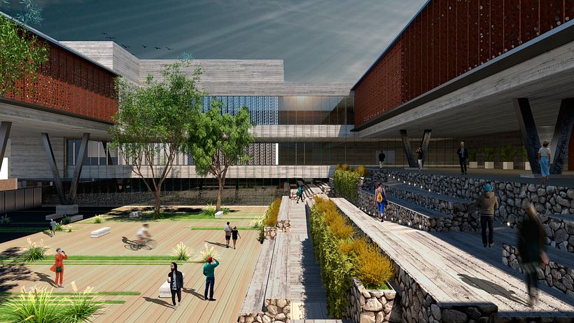 Mi proyecto del curso: Postproducción de render arquitectónico con SketchUp y Photoshop 1