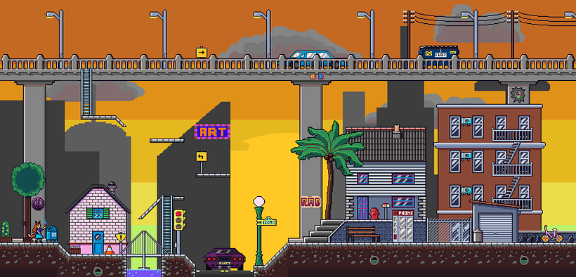 Pixel Art City 1