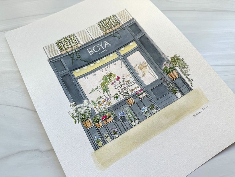 My project for course: Watercolor Urban Illustration: Portray your City 6
