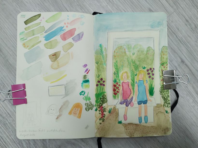 Mein Abschlussprojekt für den Kurs: Das Skizzenbuch als Erkundungsreise: Finde deinen Zeichenstil 4