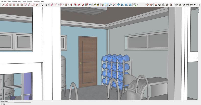 My project for course: Creation of Interior Design Projects on SketchUp 4