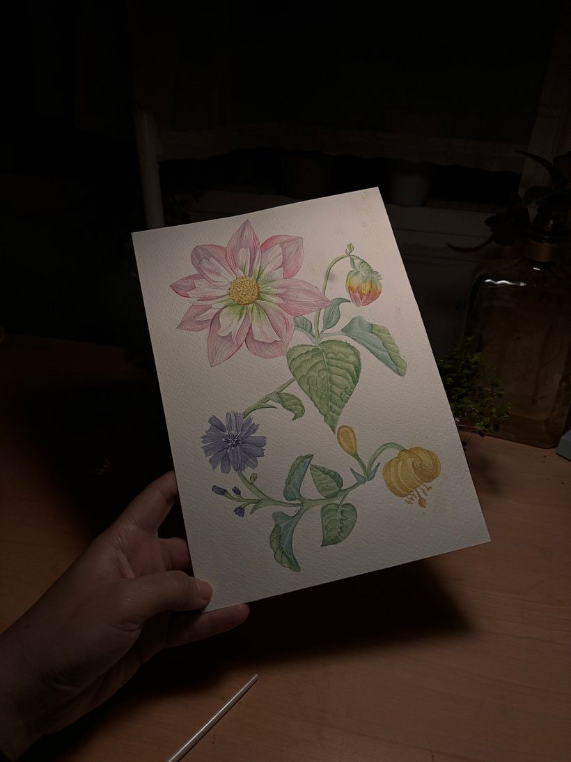 My project for course: Realistic Watercolor for Botanical Compositions 1