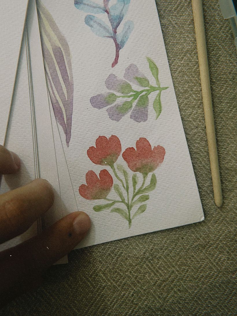 Proceso de acuarelas