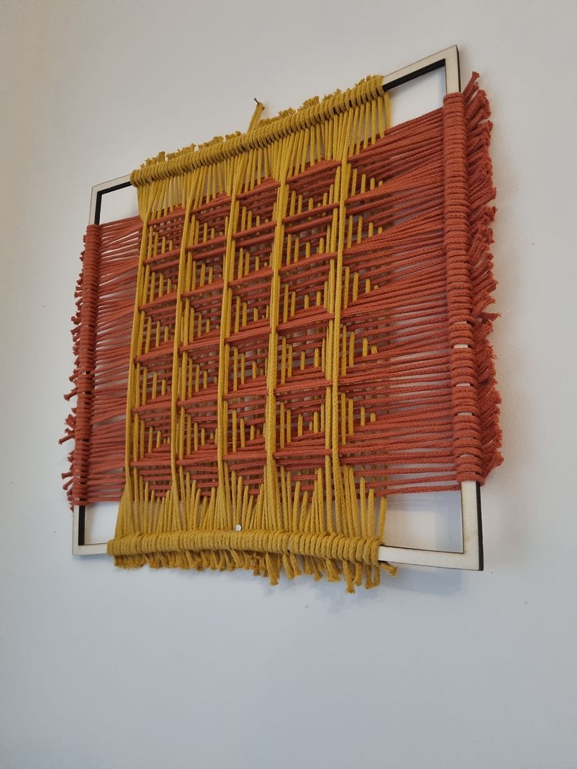 Mi proyecto del curso: Trenzado geométrico: del tintado al producto final 2