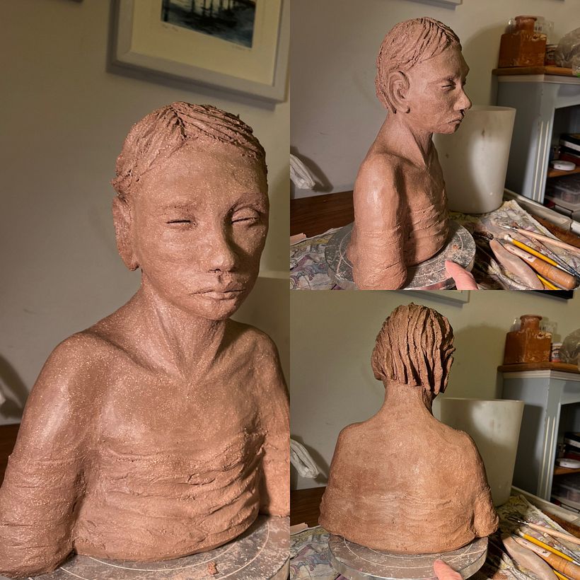 My project for course: Introduction to Clay Figurative Sculpture 4