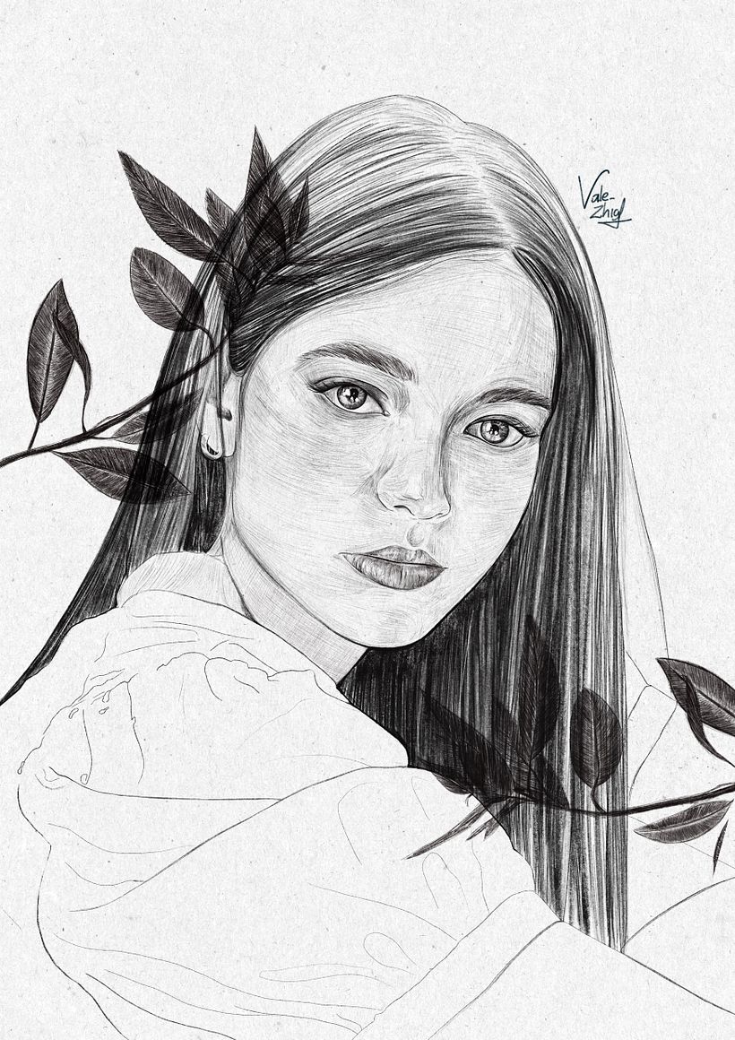 Mi proyecto del curso: Retrato ilustrado con Procreate 2