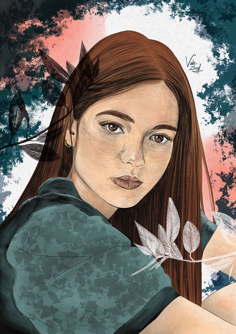 Mi proyecto del curso: Retrato ilustrado con Procreate 1