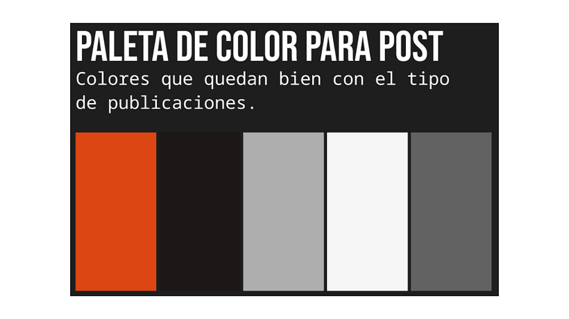 Paleta de colores