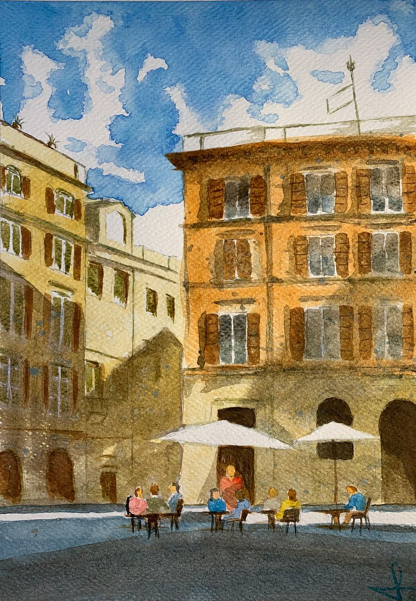 My project for course: Modern Techniques for Watercolor Cityscapes 1