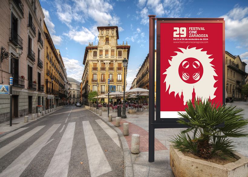 Accésit concurso cartel Festival de Cine de Zaragoza 2024 4