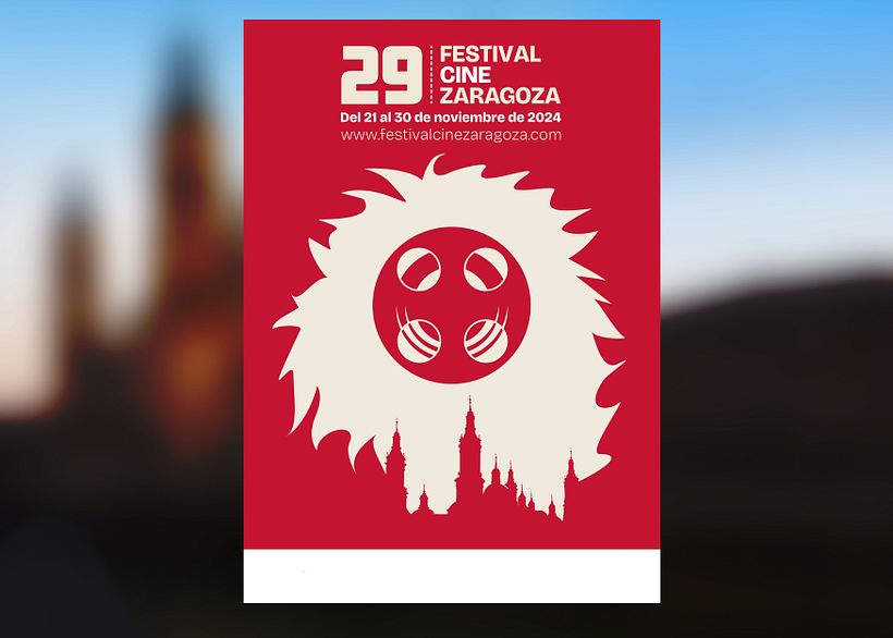 Accésit concurso cartel Festival de Cine de Zaragoza 2024 5