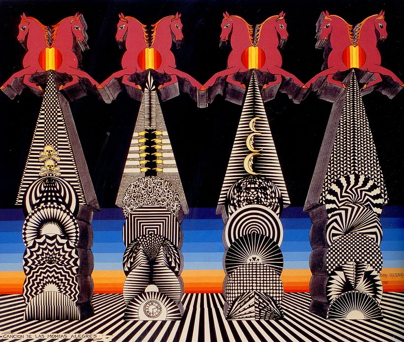 "Canción de las momias alegres" Pedro Friedeberg 1969