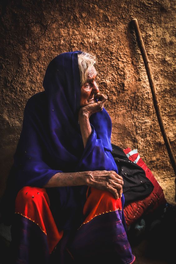 thinking 70yr old women