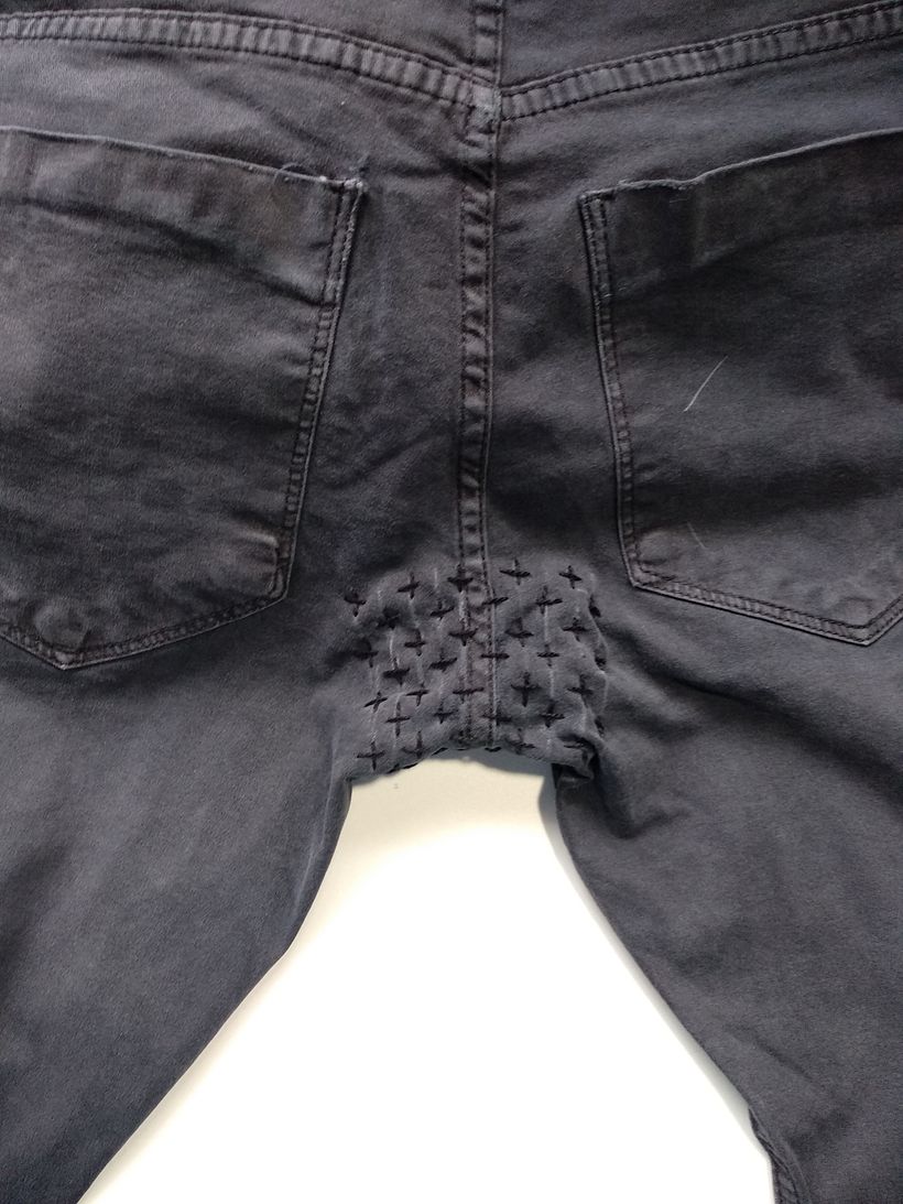 Meu projeto do curso: Upcycling com bordado Sashiko 1