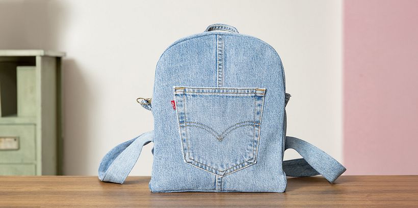 Up-cycled Mini Backpack