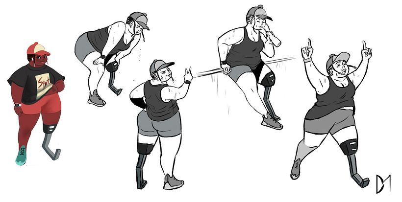 final posing