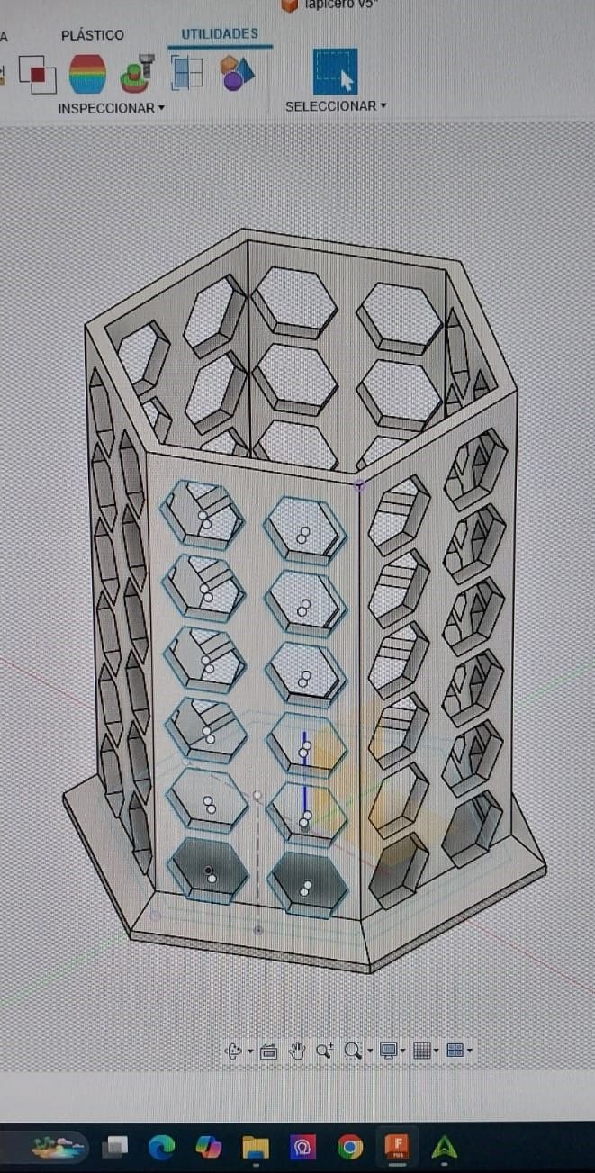 Lapicero hexagonal 7