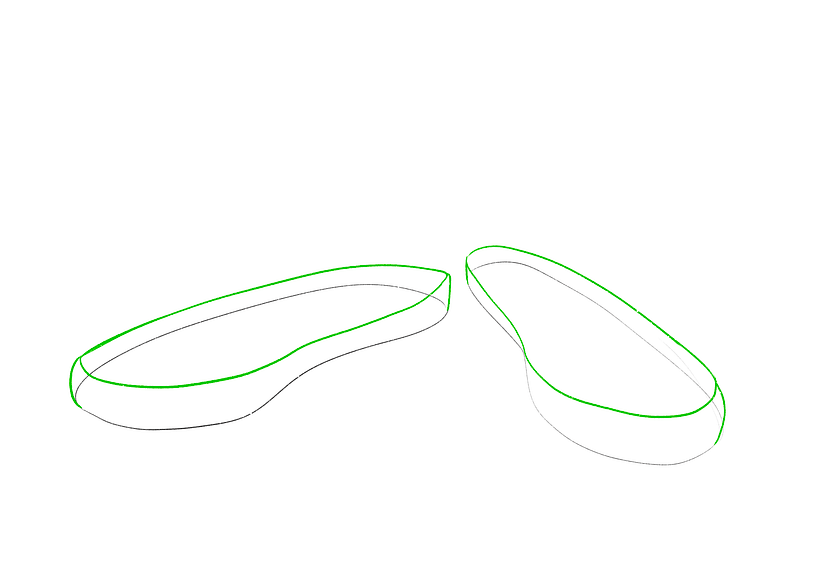 Drawing the soles