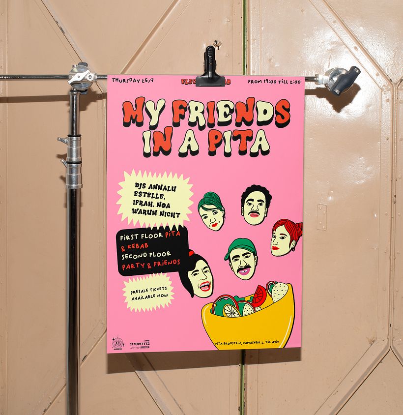 Flyer Design for a food and music event 2