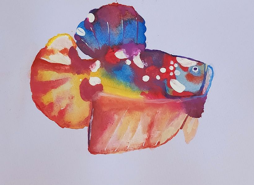 Mon projet du cours : Techniques expérimentales d’aquarelle pour débutants 5