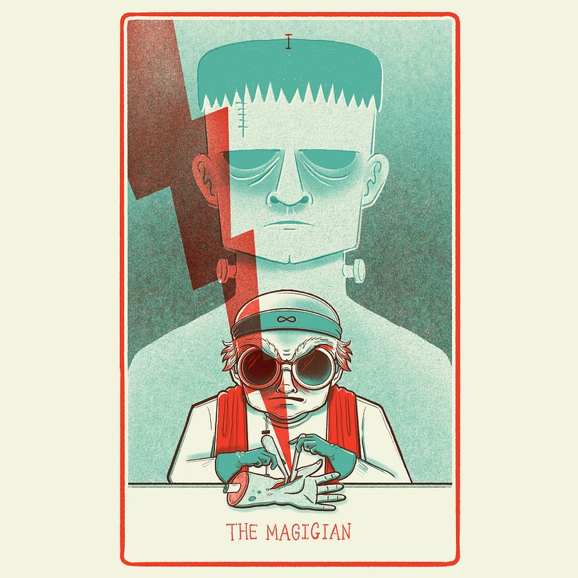 The Magician Tarot Illustration - Drawing