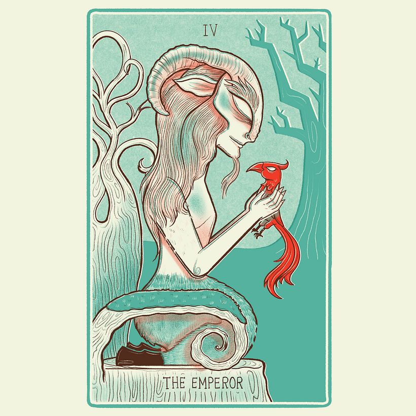 The Magician Tarot Illustration - Drawing
