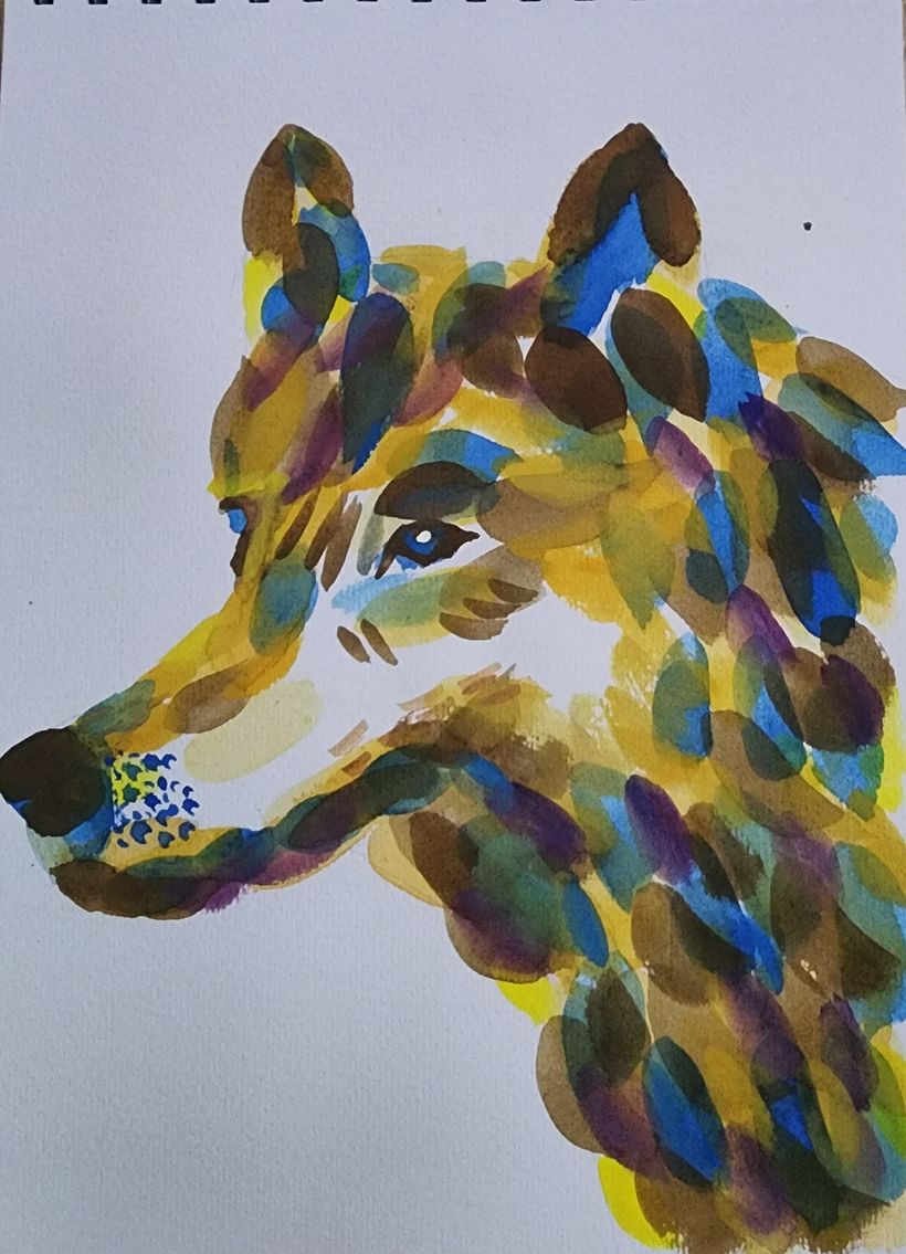 Mon projet du cours : Techniques expérimentales d’aquarelle pour débutants 8