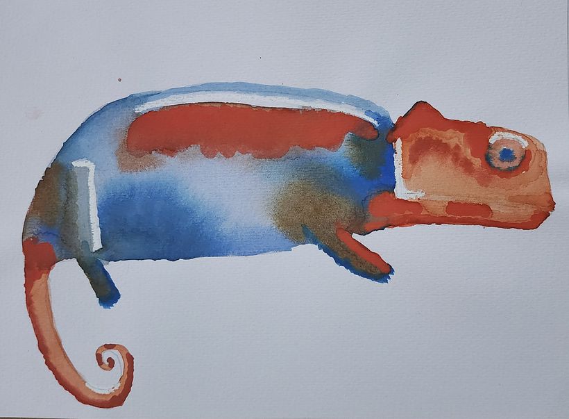 Mon projet du cours : Techniques expérimentales d’aquarelle pour débutants 9