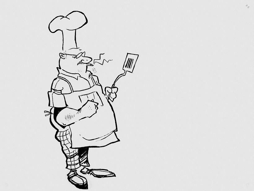 Study after Brian Farrington on iPad/Infinite Painter