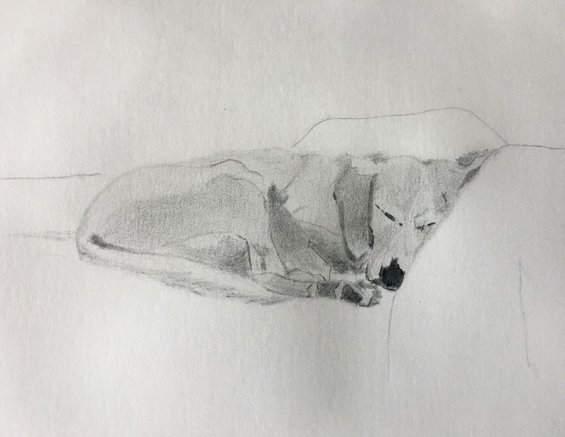 Study after Andrew Wyeth - Master Bedroom detail