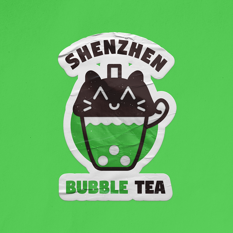 Thirty Days Logo Challenge: Shenzhen Bubble Tea 5