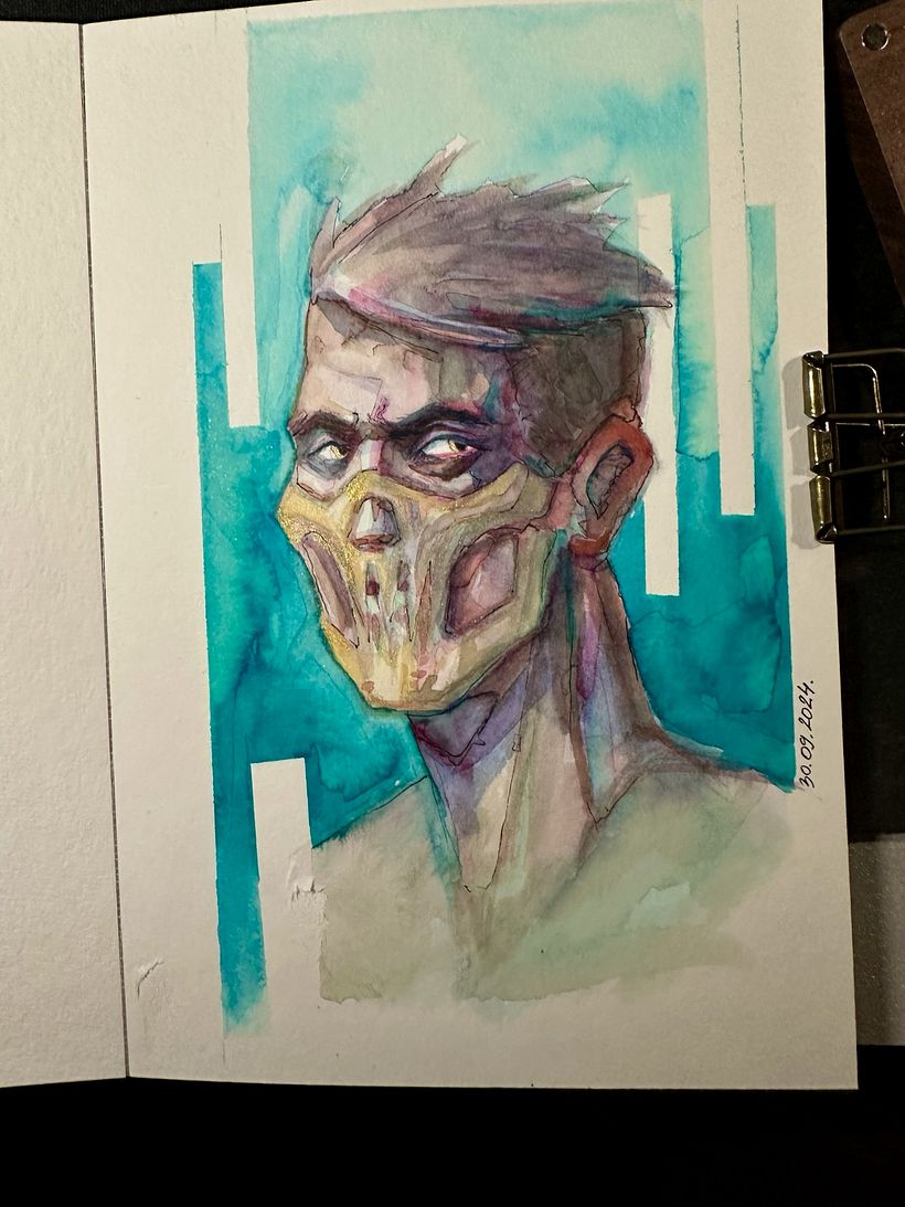 My project for course: Artistic Portrait with Watercolors 3