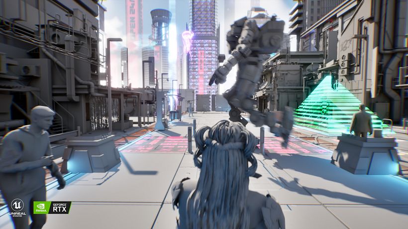 Cyberpunk Unreal Engine 5 by Oscar Creativo -RTX - LUMEN 6