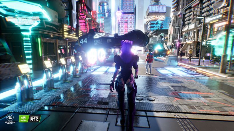 Cyberpunk Unreal Engine 5 by Oscar Creativo -RTX - LUMEN 7
