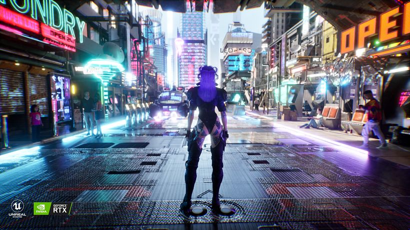 Cyberpunk Unreal Engine 5 by Oscar Creativo -RTX - LUMEN 4